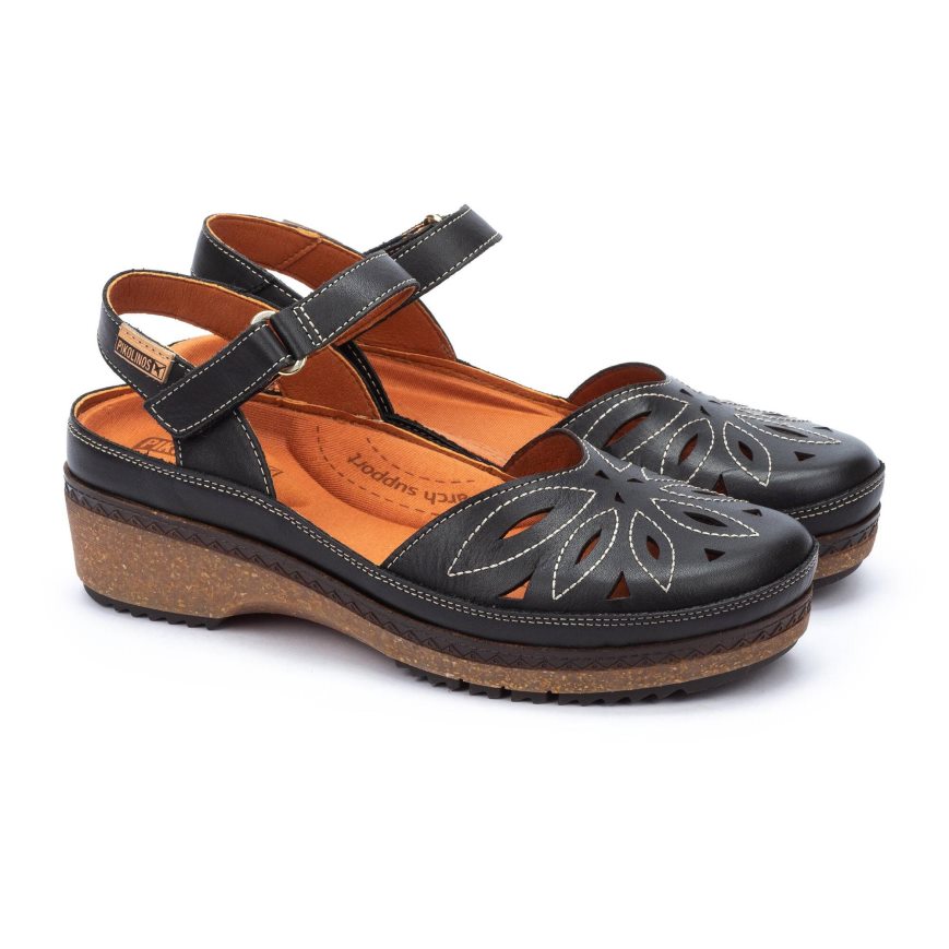 Women's Pikolinos GRANADA Sandals Black | NZ D185730